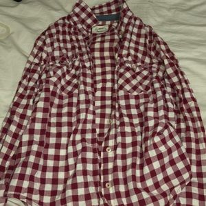 Red plaid shirt